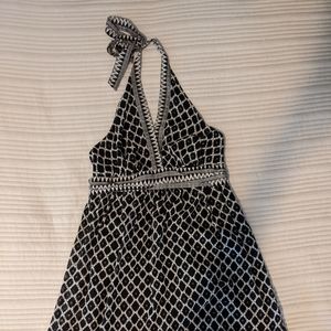 BCBCMaxAZRIA  Halter Dress Silk Blend